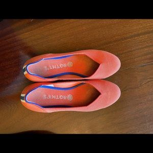 Rothy’s Orange Flats. VGUC.